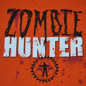 Zombie Hunter SS Orange Tee - Size 2XL